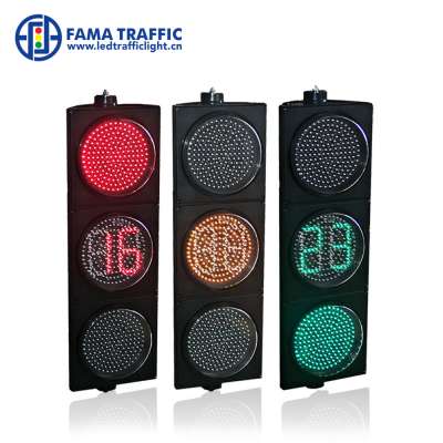 12inch Traffic Light Yellow one with red and green countdown timer