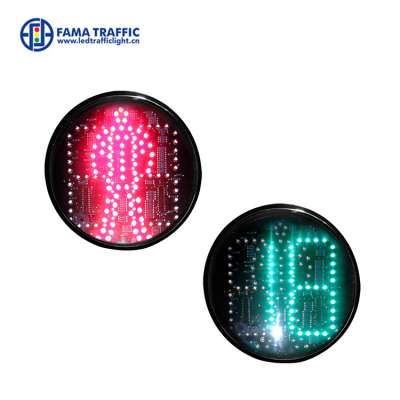 200mm led  traffic light with counter  wholesale Countdown Timer Traffic Light with Red Pedestrian