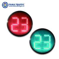 Hot selling LED Traffic Light Countdown Meter Module 200mm 2 digit traffic countdown timer module