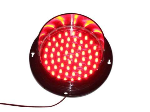 Customized Red LED Lampwick 125mm Traffic Signal Light